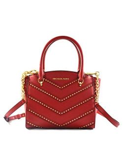 Women's Ellis Small Convertible Leather Satchel Crossbody Bag Purse Handbag