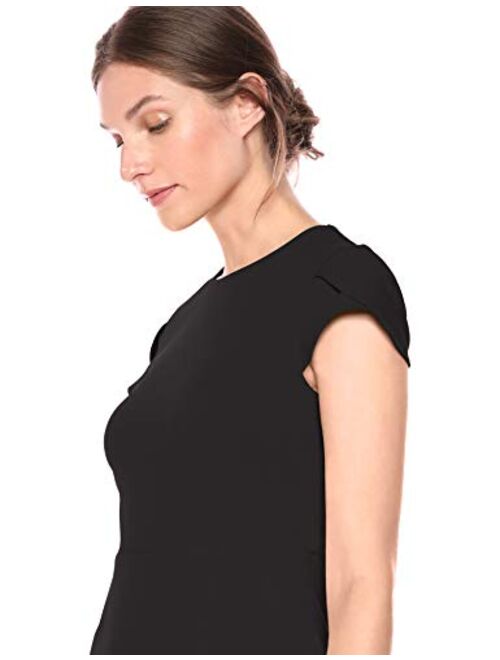 Amazon Brand - Lark & Ro Women's Fluid Crepe Tulip Sleeve Dress