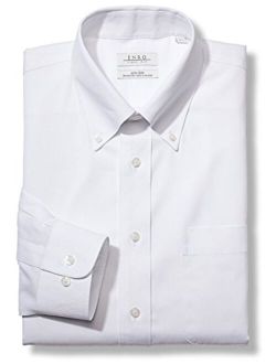 Enro Men's Classic Fit Solid Button Down Collar Dress Shirt