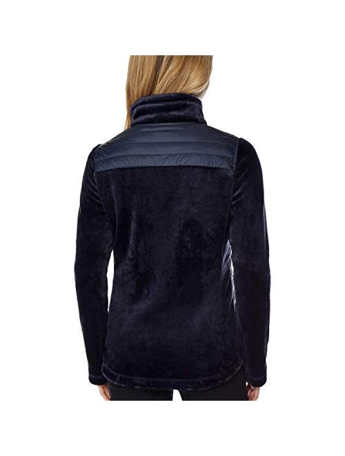 32 DEGREES Mixed Media Plush Jacket