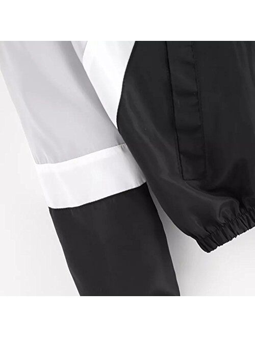 iYBUIA 2019 New Summer Women Long Sleeve Patchwork Thin Skinsuits Hooded Zipper Pockets Sport Coat