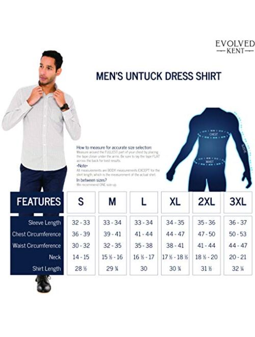 Dry Fit Button Down Shirts for Men - Performance Slim Fit Casual Shirts - Plaid