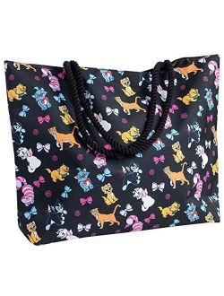101 Dalmatians Lady Tramp Copper Dodger Disney Tote Travel Bag Dogs Print 