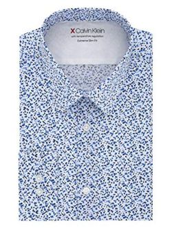 Men's Dress Shirt Xtreme Slim Fit-Thermal Stretch Print