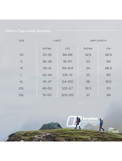 Berghaus mens Half Zip Fleece Jacket