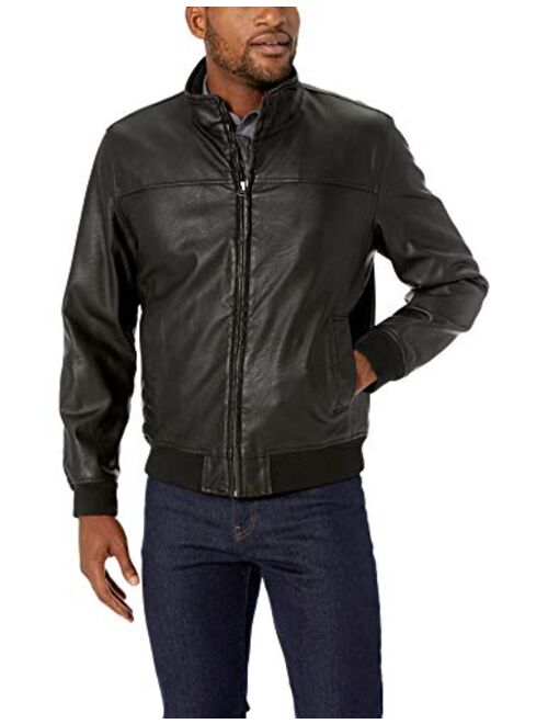 Dockers mens Classic Stand Collar Bomber Jacket 