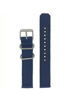 Original Nylon Blue Watch Band 18 millimeters- Model SNK807