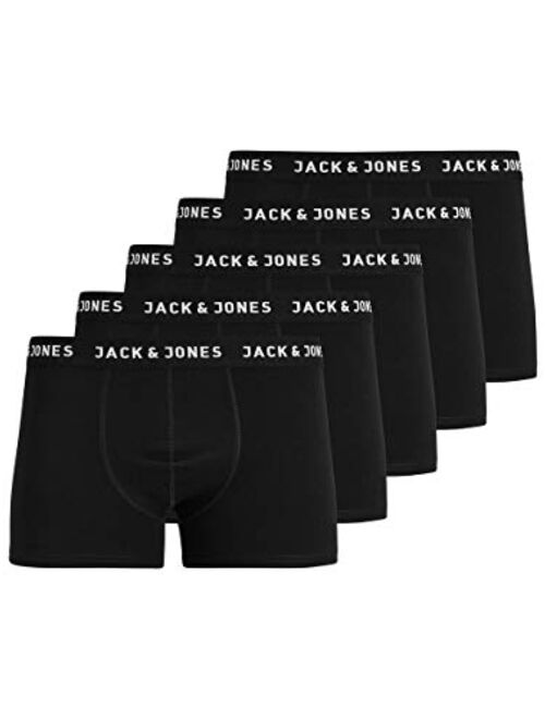 Jack & Jones Mens 12142342 Jachuey Trunks Pack of 5