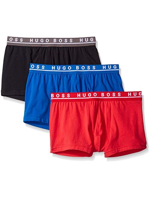 Hugo Boss Men's 3-Pack Stretch Cotton Regular Fit Trunks