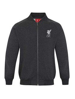 Liverpool Football Club Official Gift Mens Retro Varsity Baseball Jacket