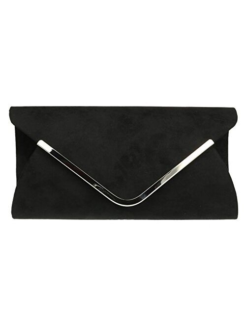 Girly Handbags Envelope Clutch Bag