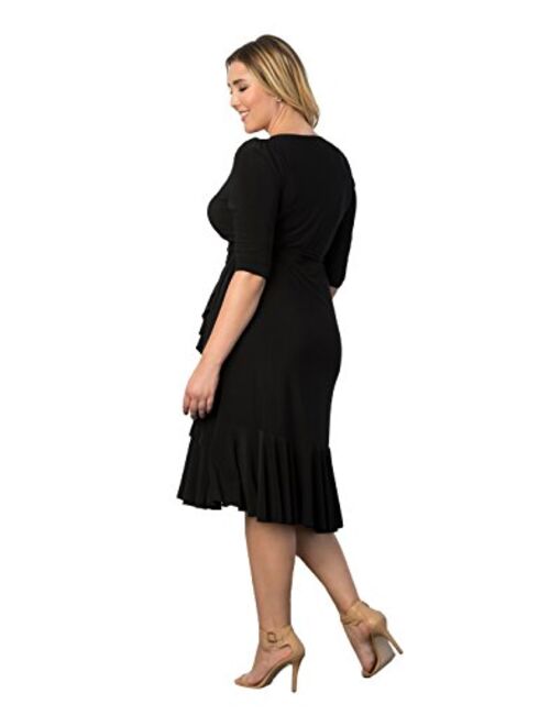 Kiyonna Women's Plus Size Whimsy Wrap Dress