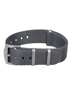 AlphaShark by BluShark - Luxury Seat Belt Nylon Watch Strap - Multiple Sizes and Colors