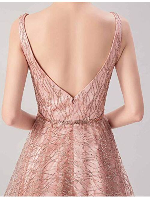 Clearbridal Women's Short Beaded Sweetheart Juniors Homecoming Dresses Bridesmaid Dress for Wedding Party