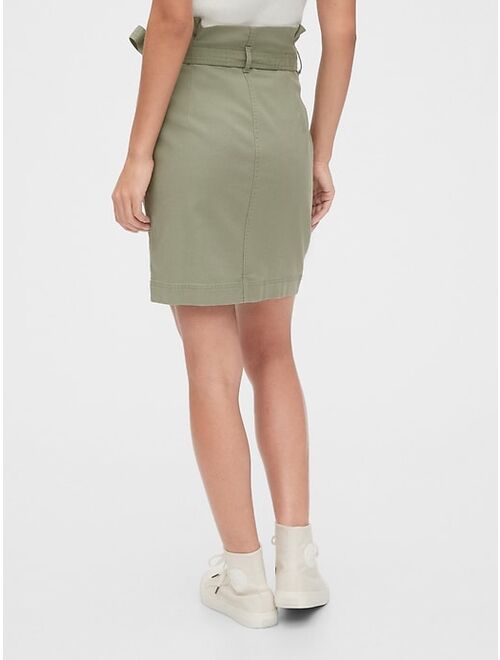 GAP Paperbag Mini Skirt in TENCEL&#153
