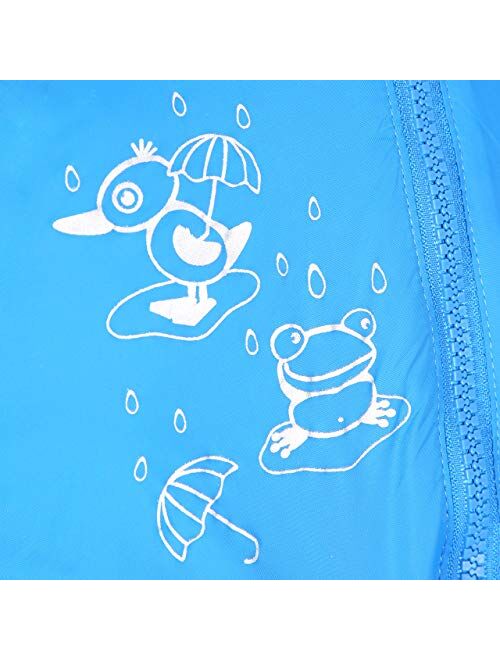 Dripdrop Boys Girls Waterproof Breathable Padded All in One Rain Suit