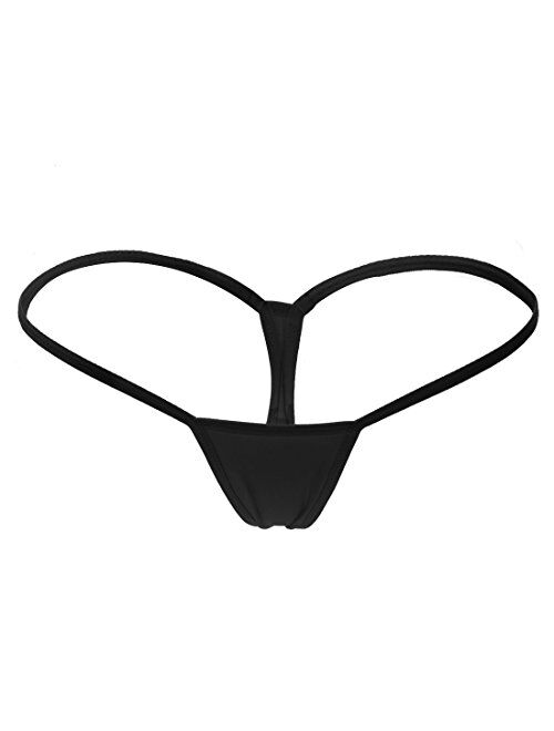 ETAOLINE Women's Low Rise Micro Back G-String Thong Panty Underwear