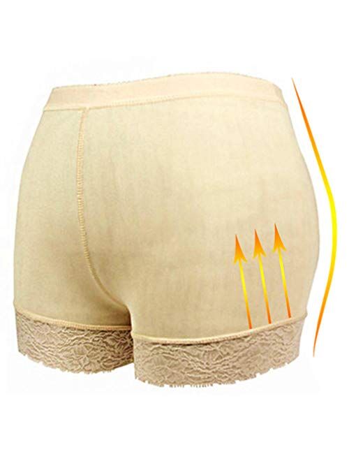 HelloTem Women Seamless Butt Lifter Padded Butt Hip Enhancer Shaper Panties Underwear