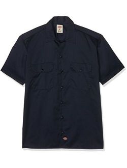 Men's Big and Tall Short-Sleeve Work Shirt