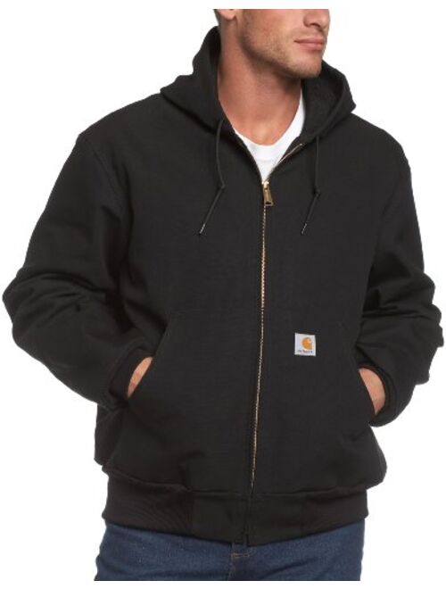 Carhartt Men's Big and Tall Thermal-Lined Duck Active Hoodie Jacket J131