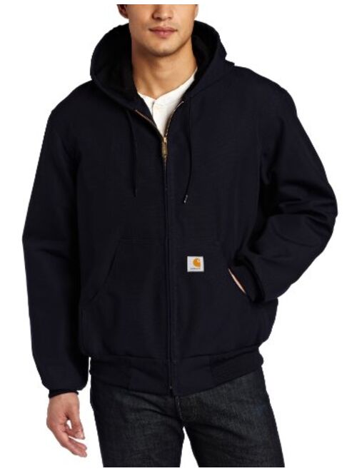 Carhartt Men's Big and Tall Thermal-Lined Duck Active Hoodie Jacket J131