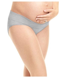 Women's Maternity Fold Down Modern Brief Panties 3-Pack