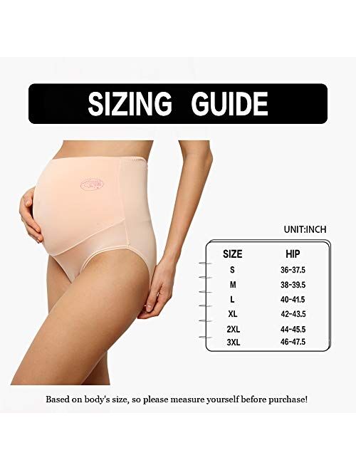 INNERSY Women's Maternity Panties Over The Bump Modal Pregnancy Underwear Intimates Lingerie Briefs 3 Pack
