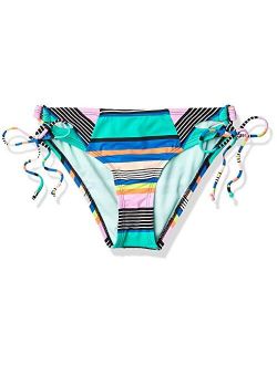 Hobie Women's Side Tie Hipster Bikini Swimsuit Bottom,