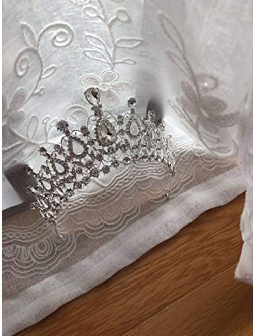 Sunshinesmile Bride Crystal Tiara Crowns Hair Jewelry Rhinestone Wedding Pageant Bridal Princess Headband