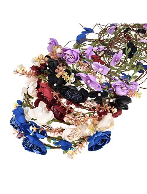 Newly arrived Rattan Flower Vine Crown Tiaras Necklace Belt Party Decoration
