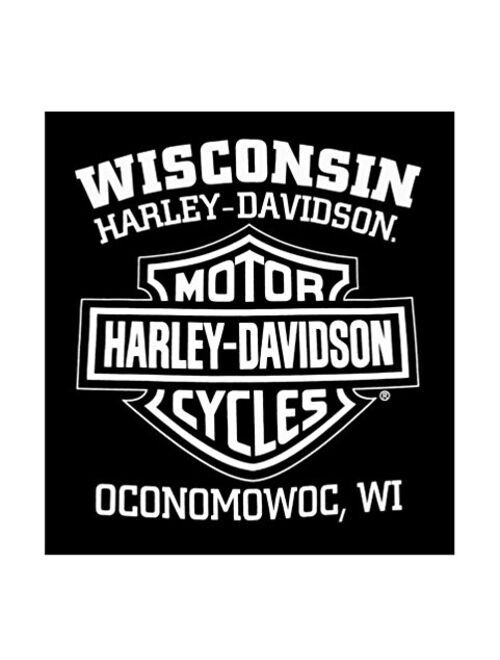 Harley Davidson Harley-Davidson Men's Shirt, Hand Made Willie G Skull Long Sleeve 30294032