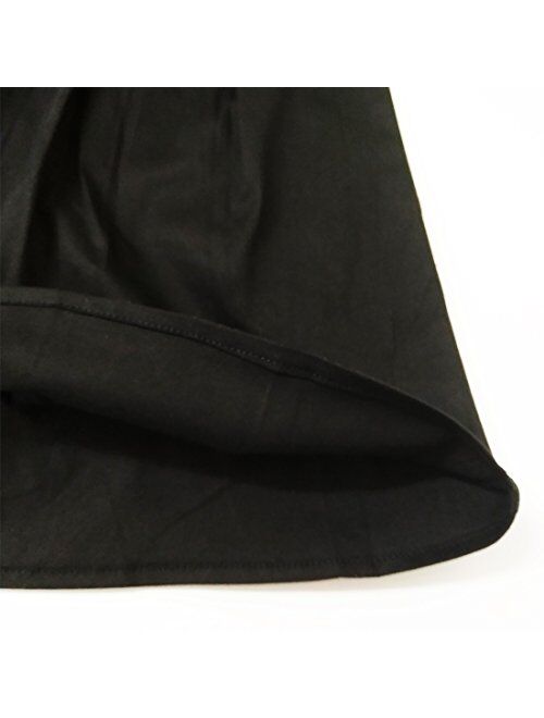 Dressever Women's Vintage A-line Printed Pleated Flared Midi Skirts