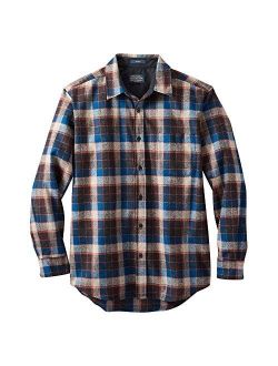 Men's Long Sleeve Button Front Classic Lodge Shirt