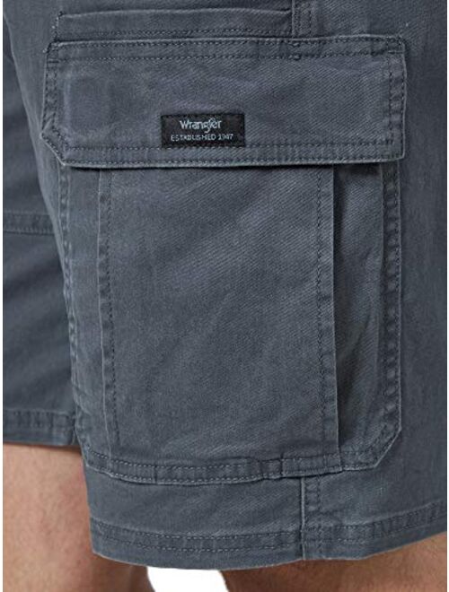 Wrangler Men's Relaxed Fit at The Knee Flex Cargo Shorts