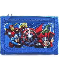 Marvel Avengers Blue Trifold Wallet - 1 WALLET, 4.75" x 3.0"