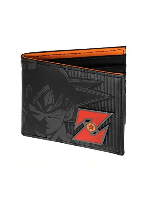 Traveloxicity Gear Dragon Ball Character Leather Bi-Fold Wallet with free gift keychain for Men or Boys