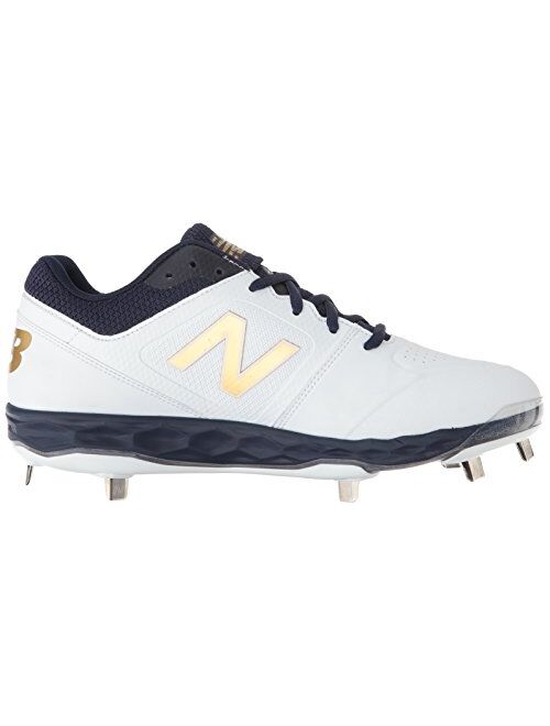 New Balance Women's Fresh Foam Velo V1 Metal Softball Shoe, Navy/White, 10.5 W US
