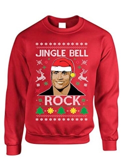 Allntrends Adult Sweatshirt Jingle Bell Rock Trendy Ugly Christmas Holiday Party