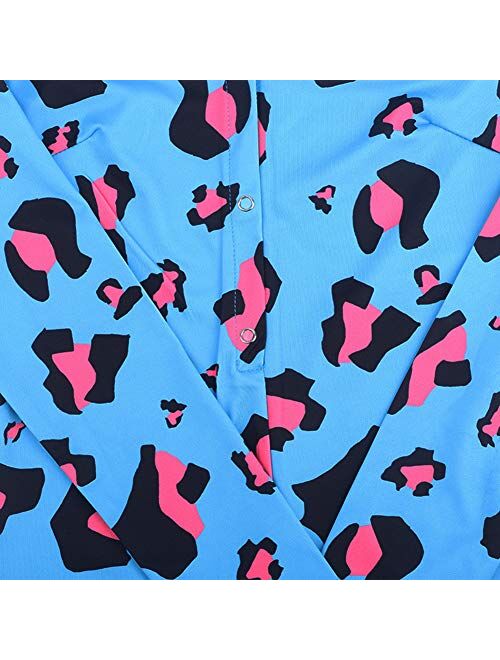 Sexy Women 's Bodysuit Long Sleeve Deep V Neck Leotard Tops Bodycon Jumpsuits Shorts Pajamas Outfit for Women