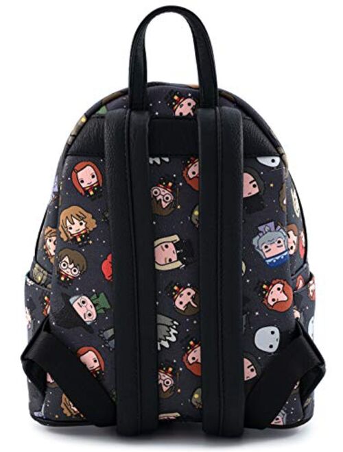 Loungefly Harry Potter Characters All Over Print Womens Double Strap Shoulder Bag Purse