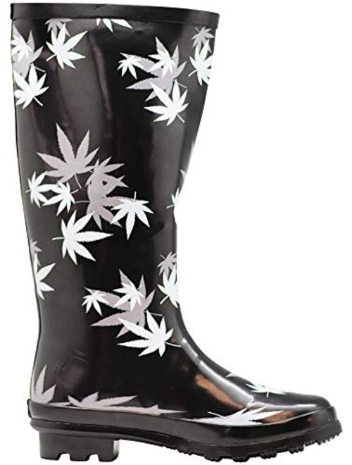 14 Solids and Prints Glossy & Matte Waterp. Norty Womens Hurricane Wellie 