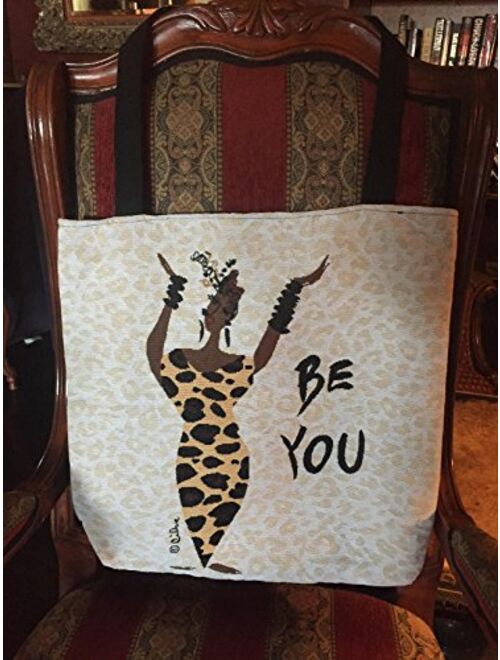 Shades of Color Woven Tote Bag