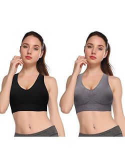 Onory Sports Bras for Women Wirefree Padded Workout Yoga Gym Fitness Bra