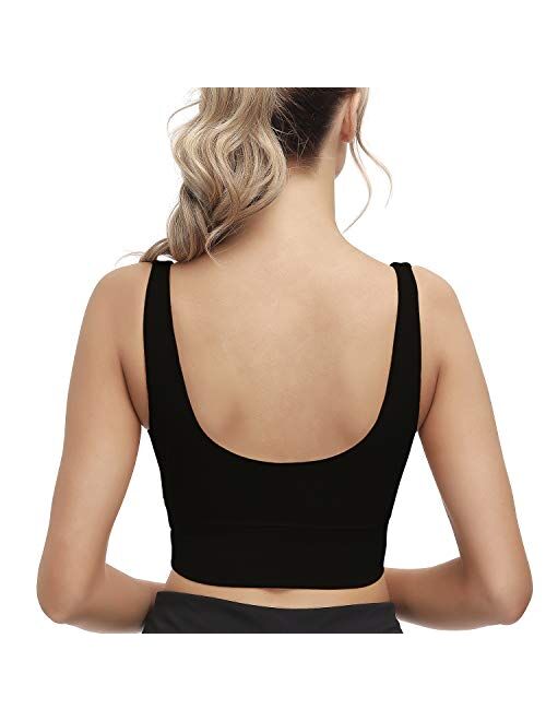 Sports Bras for Women, High Impact Full Coverage Comfortable Padded Bras for Gym Fitness with Removable Pads