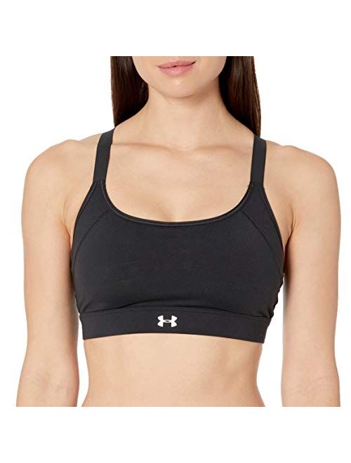 Under Armour Women's Armour Mid Crossback Print Mash Up Sports Bra