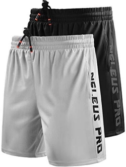 Neleus Men's Lightweight Workout Running Athletic Shorts with Pockets