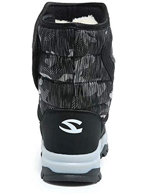 Toddler/Little Kid/Big Kid GUBARUN Boys Snow Boots Winter Waterproof Slip Resistant Cold Weather Shoes 