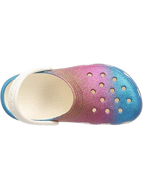 Crocs Kids Classic Clog | Glitter Girls | Slip on Shoes