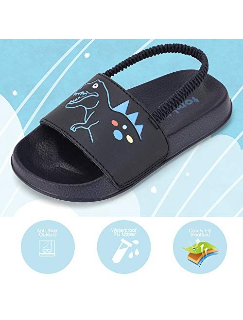 tombik Toddler Boys & Girls Beach/Pool Slides Sandals Kids Water Shoes