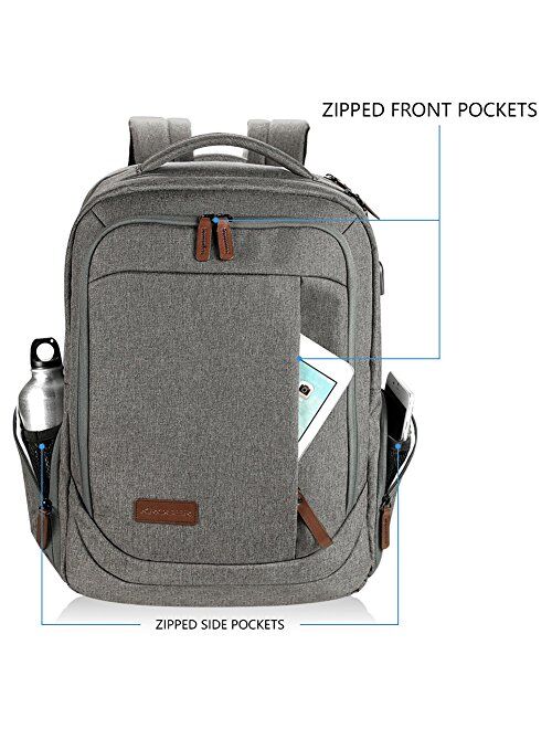 KROSER Laptop Backpack Water-Repellent Large Computer Backpack School Bag